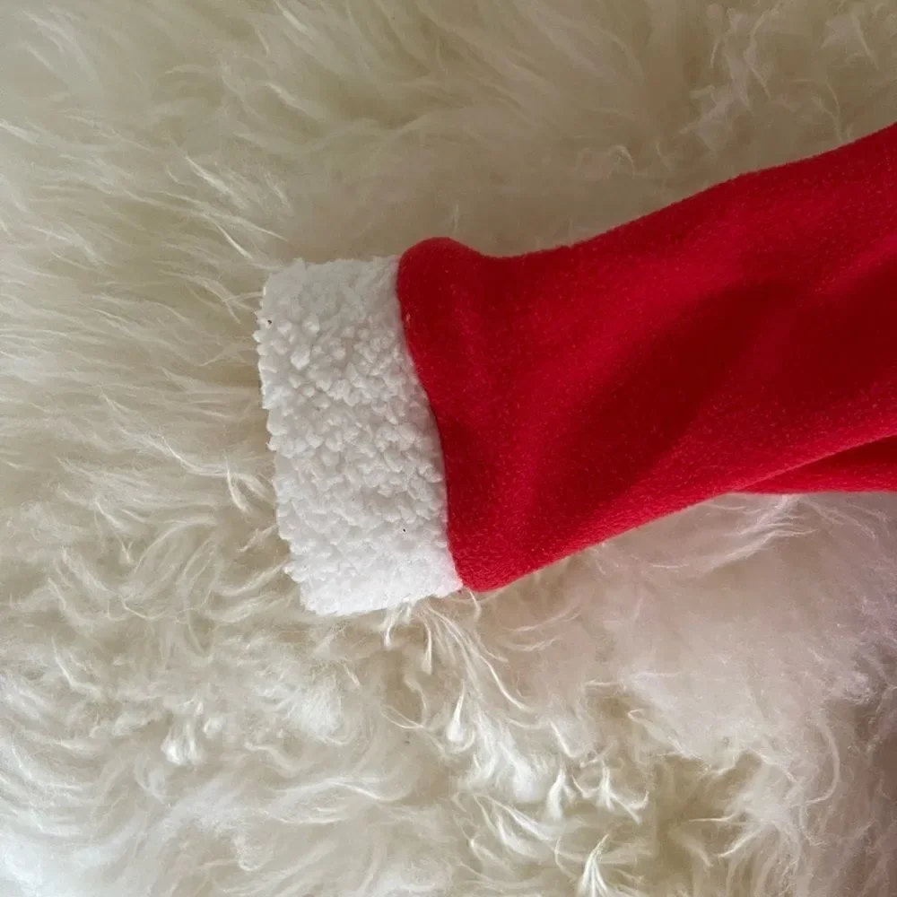 Carter’s Baby Red Santa Fleece Jumpsuit
